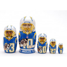 Matryoshka nesting doll San Diego Chargers Los Angeles Chargers Free worldwide shipping