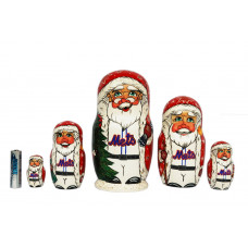 Matryoshka nesting doll Baseball Santa Claus Mets. Free worldwide shipping.