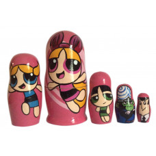 Matryoshka nesting doll Powerpuff Girls Free worldwide shipping