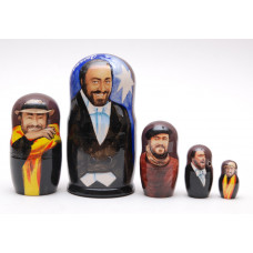 Matryoshka nesting doll Pavarotti Free worldwide shipping.