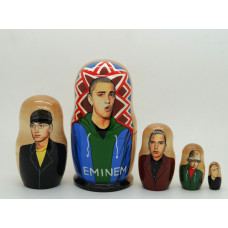 Matryoshka nesting doll Eminem. Free worldwide shipping.
