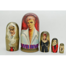 Matryoshka nesting doll David Bowie. Free worldwide shipping.