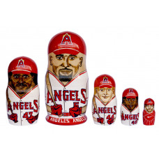 Matryoshka nesting doll Los Angeles Angels  . Free worldwide shipping.