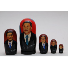 Matryoshka nesting doll Chinese politicians  Free worldwide shipping