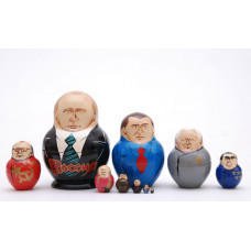 Matryoshka nesting doll Putin 10 pieces Free worldwide shipping.
