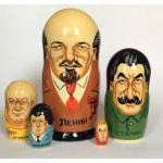 Matryoshka nesting doll Lenin5. Free worldwide shipping.