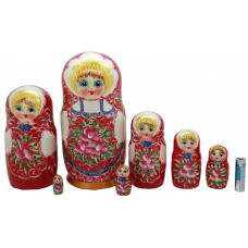 Matryoshka nesting doll Gzhel dolls5. Free worldwide shipping.