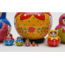 Matryoshka nesting doll rustic 10 pieces Free  Worldwide shipping