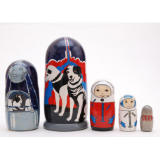 Matryoshka nesting doll dogs-cosmonauts2 Free shipping worldwide